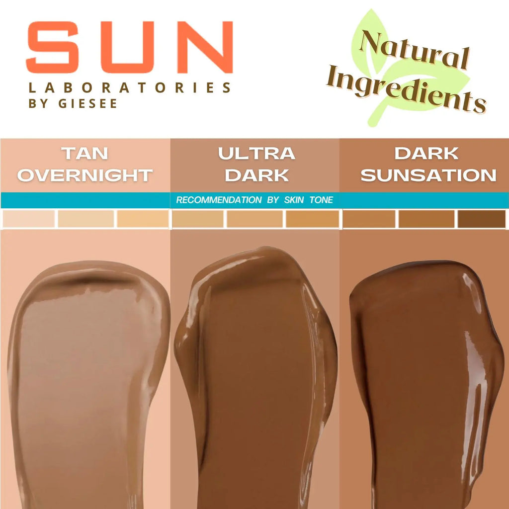 Sun Tan Overnight Self Tanning Lotion Medium 4 oz. - Sun Laboratories by Giesee organic self tanner lotion