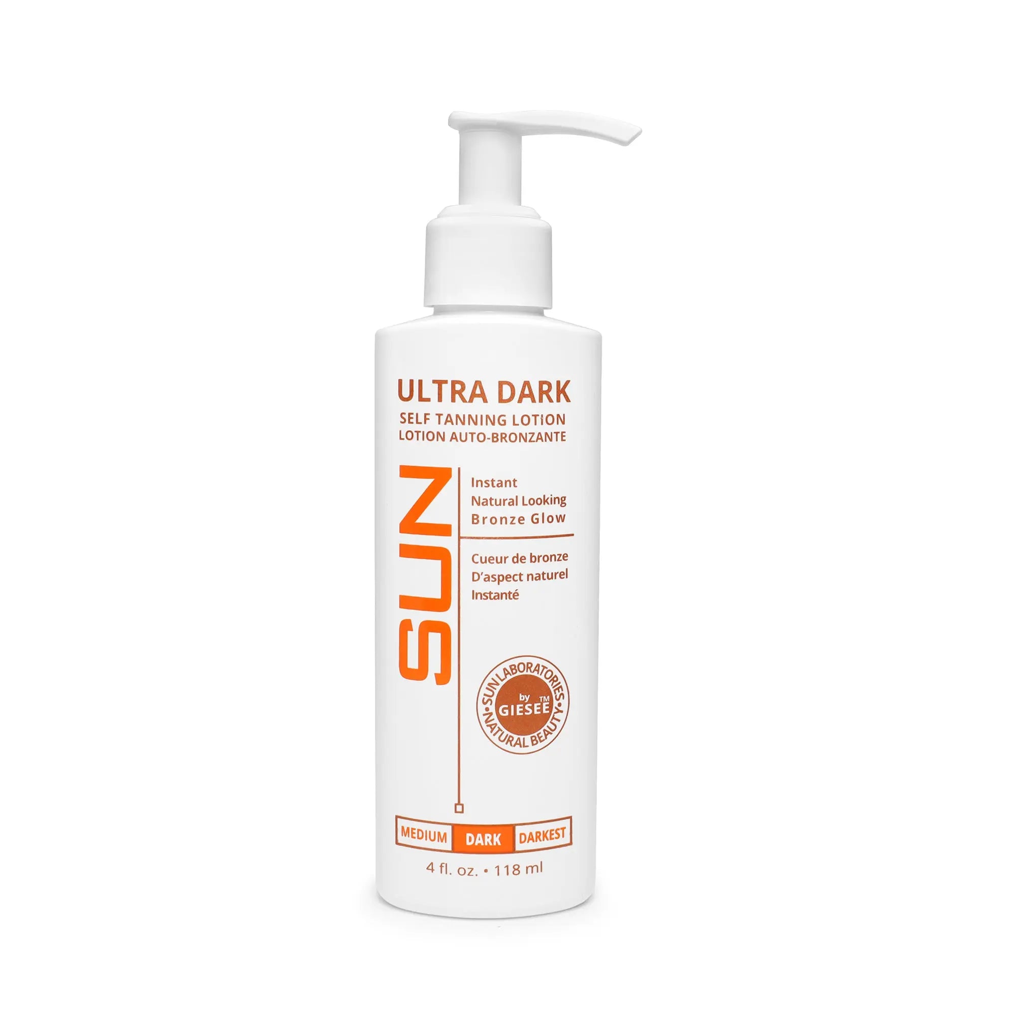 Sunlabs Ultra Dark Self Tanner for Dark Skin Instant Tint- 4oz +
