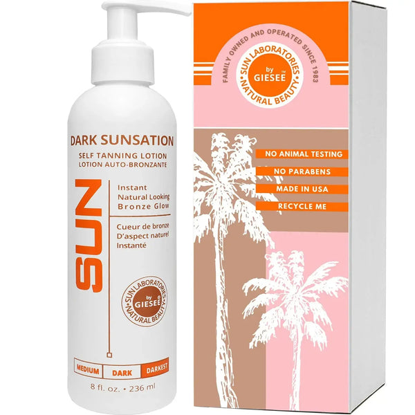 Buy Sunless Tanning Lotion Best Seller Very Dark Sunsation 8 oz by Sun Laboratories. Premium quality product with reliable packaging and fast delivery.