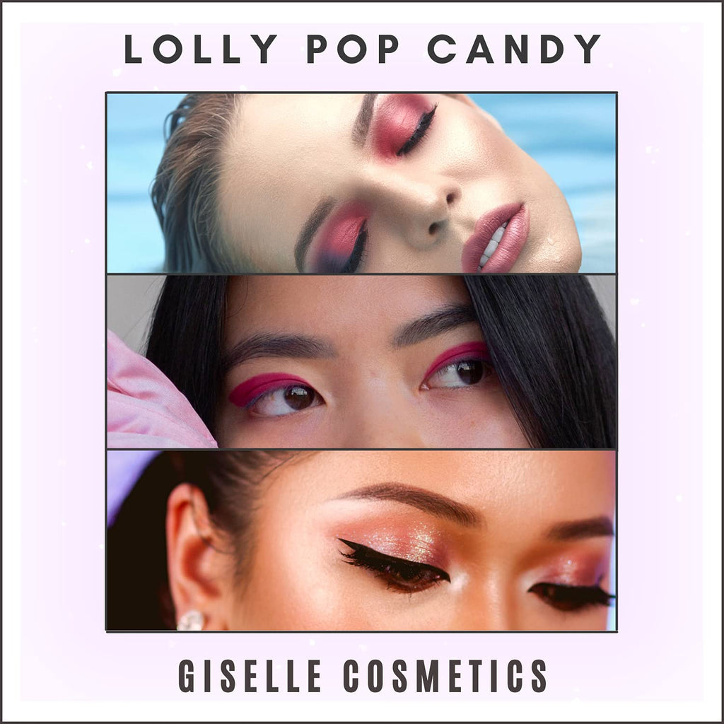 Lolly Pop Candy 8 Stack Mineral Makeup Eyeshadow Pure Shimmer Mineral Make