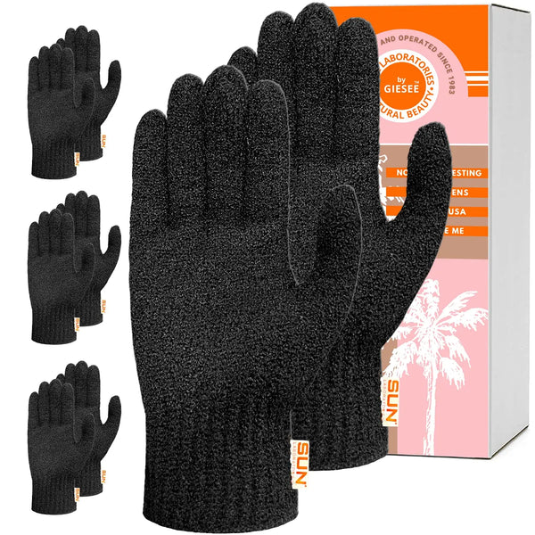 Buy 4-Pair Exfoliating Glove Set: Revitalize Your Skin by Sun Laboratories. Premium quality product with reliable packaging and fast delivery.