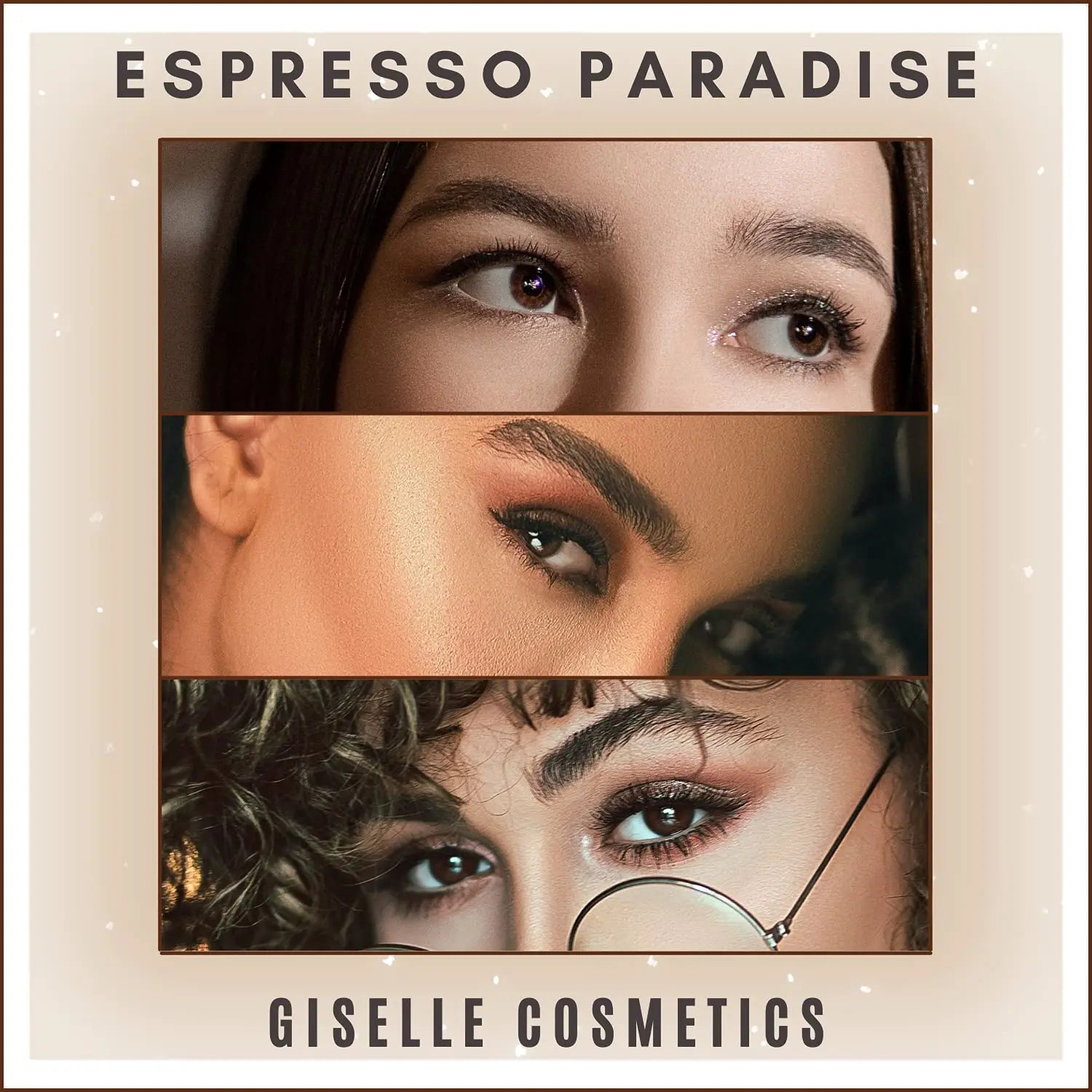 Espresso Paradise 8 Stack Mineral Makeup Eyeshadow Pure Shimmer Mineral Make - Sun Laboratories by Giesee natural cosmetics organic minerals