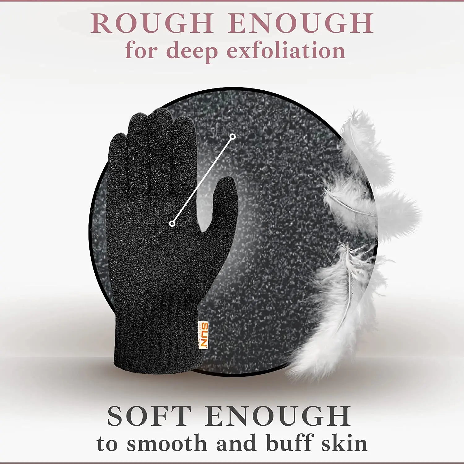 Exfoliating Glove for Smooth and Radiant Skin - Sun Laboratories by Giesee skin care smooth exfoliater