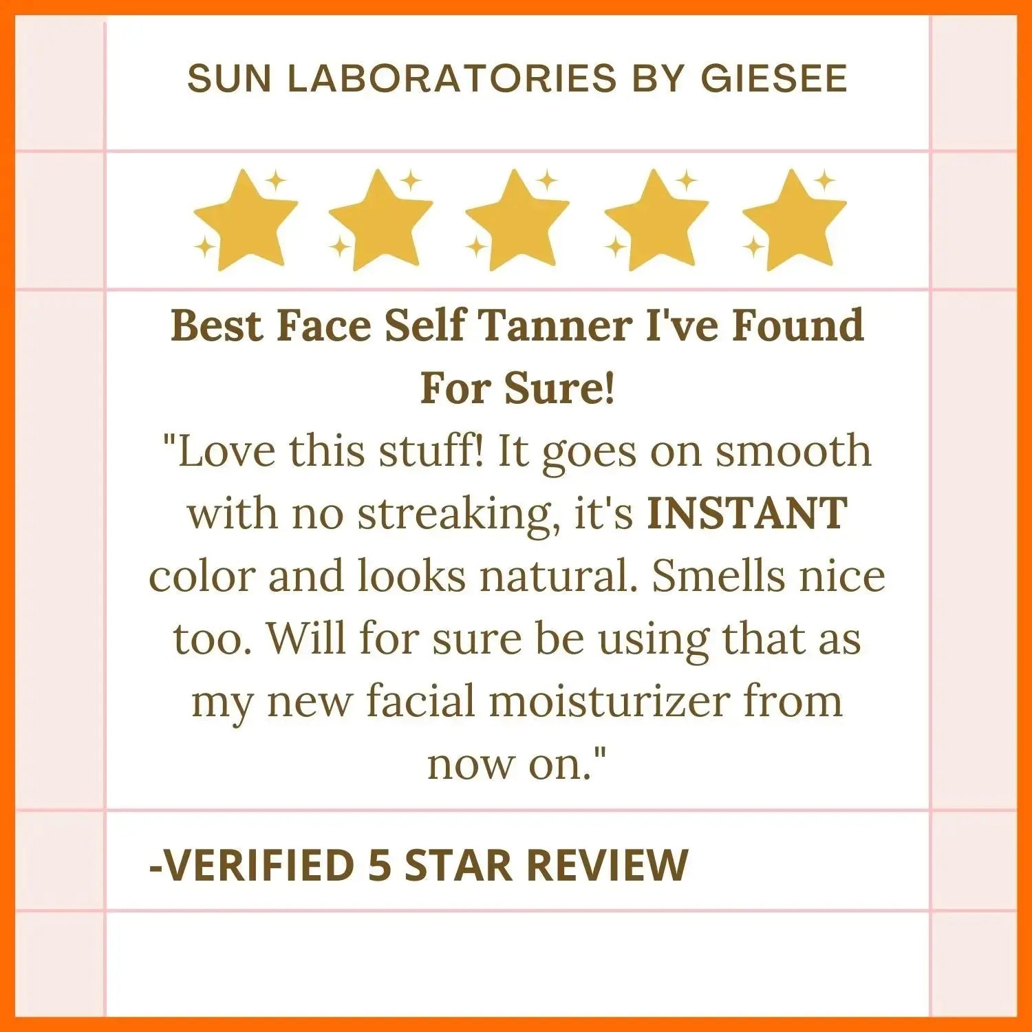 Facial Tanner Medium Strictly Faces Creme 2 oz. Sun Laboratories - Sun Laboratories by Giesee applying self tanning lotion	