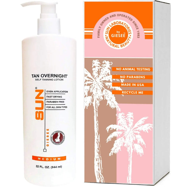 Buy Self Tan Lotion 32oz Tan Overnight Medium  Lotion Self Tanner by Sun Laboratories. Premium quality product with reliable packaging and fast delivery.
