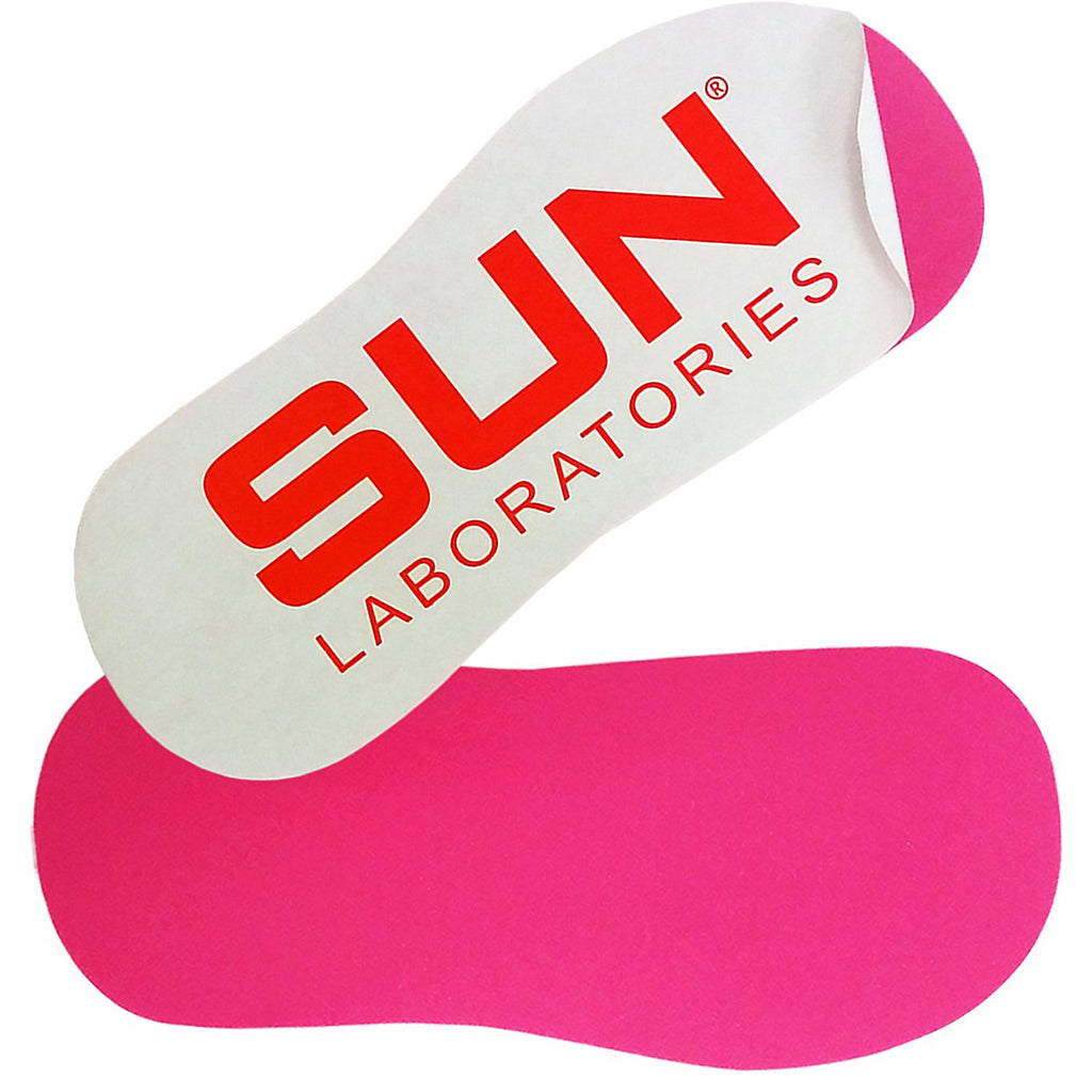 Sun Laboratories Pink Spray Tan Feet Pads - 25 Pairs