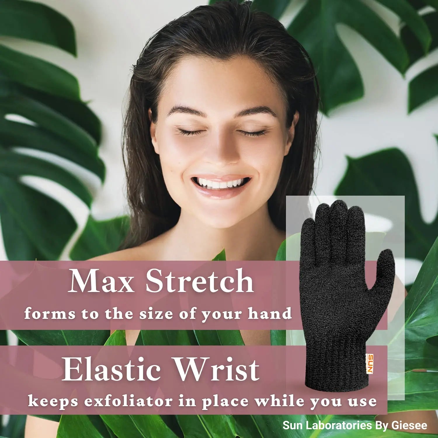 Exfoliating Glove for Smooth and Radiant Skin - Sun Laboratories by Giesee skin care smooth exfoliater