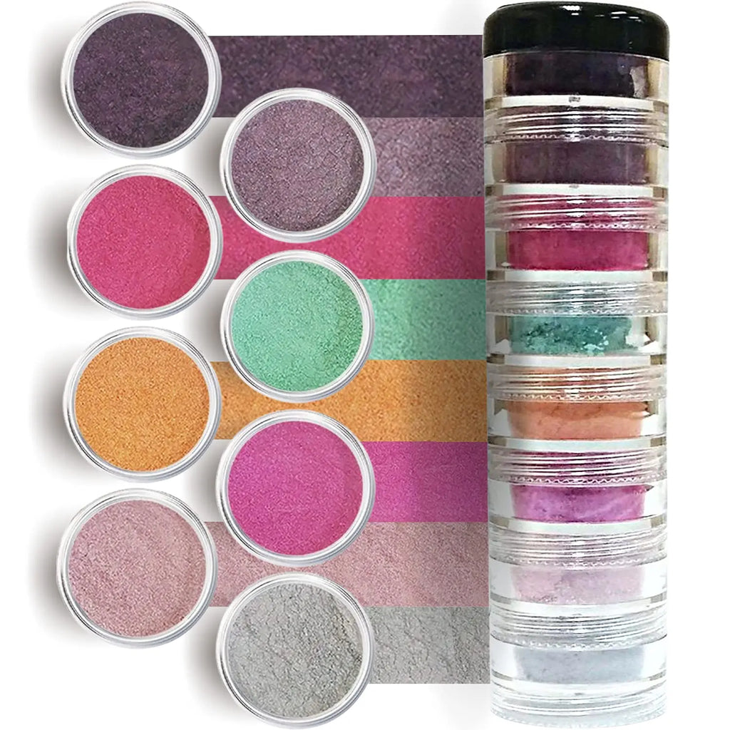 Lolly Pop Candy 8 Stack Mineral Makeup Eyeshadow Pure Shimmer Mineral Make - Sun Laboratories by Giesee gypsy makeup	