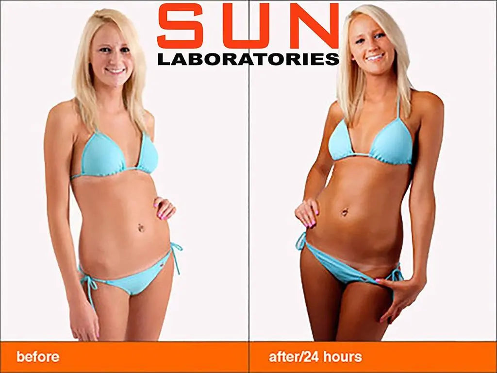 Self Tan Lotion 32oz Tan Overnight Medium  Lotion Self Tanner - Sun Laboratories by Giesee tanning bronzer creme
