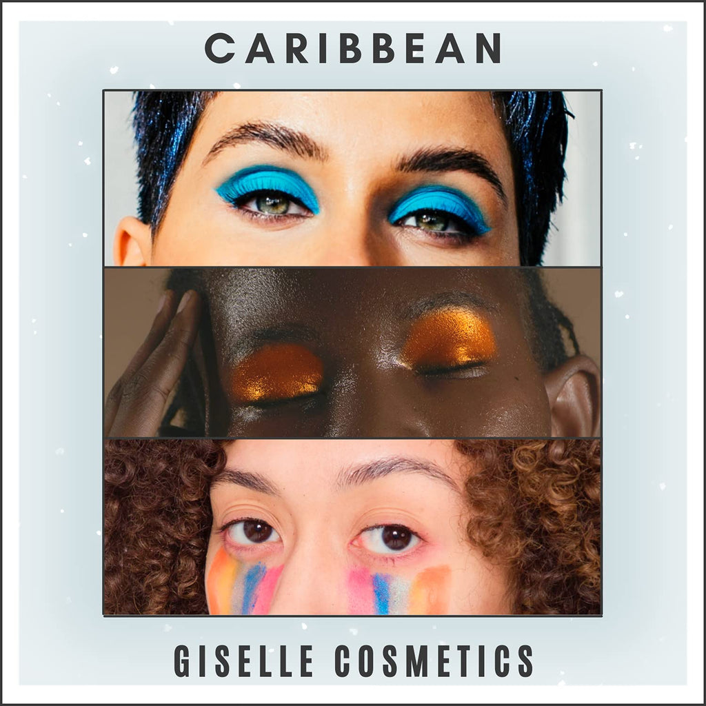 Caribbean 8 Stack Mineral Makeup Eyeshadow Pure Shimmer Mineral Make