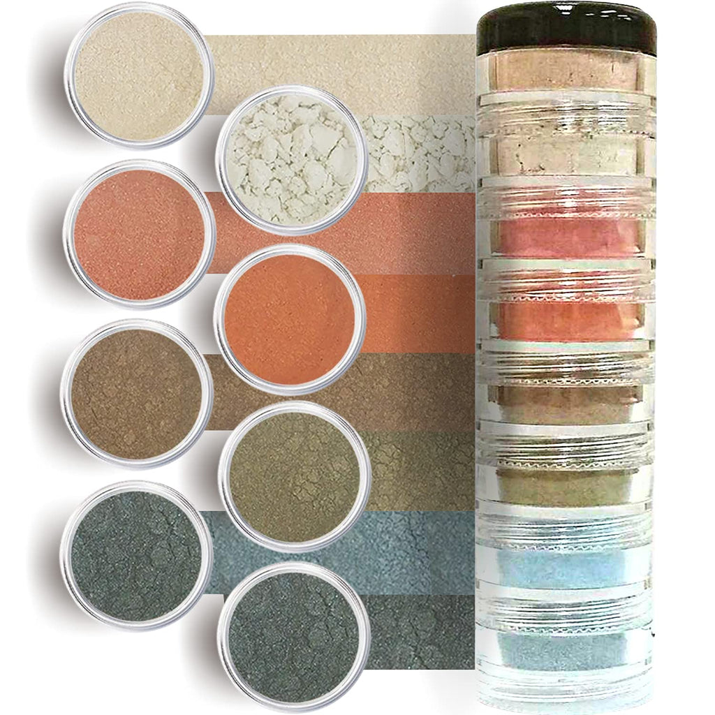 Manhattan Chick 8 Stack Mineral Makeup Eyeshadow Pure Shimmer Mineral Make